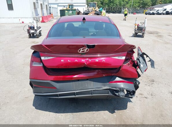 KMHLL4DG8SU856818 2025 HYUNDAI ELANTRA Красный Вид спереди