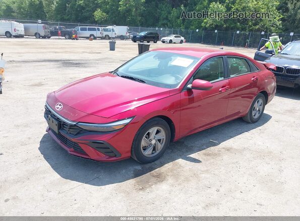 KMHLL4DG8SU856818 2025 HYUNDAI ELANTRA Красный Передняя левая четверть