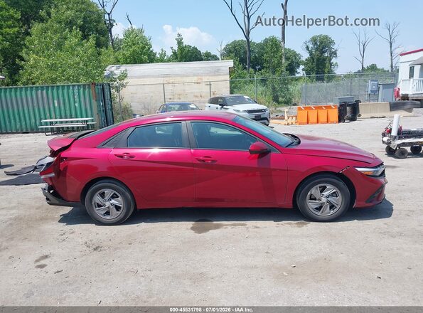 KMHLL4DG8SU856818 2025 HYUNDAI ELANTRA Красный Вид задней части салона