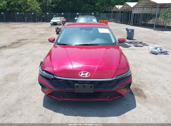 KMHLL4DG8SU856818 2025 HYUNDAI ELANTRA Красный Вид щитка приборов
