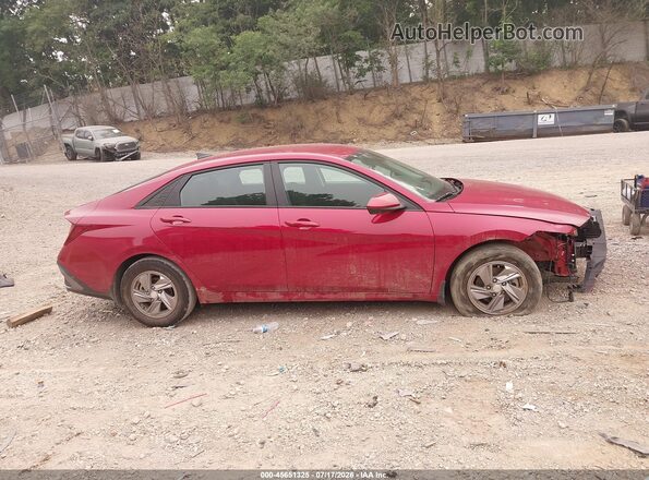 KMHLL4DG8SU867687 2025 HYUNDAI ELANTRA Red Widok wnętrza z tyłu