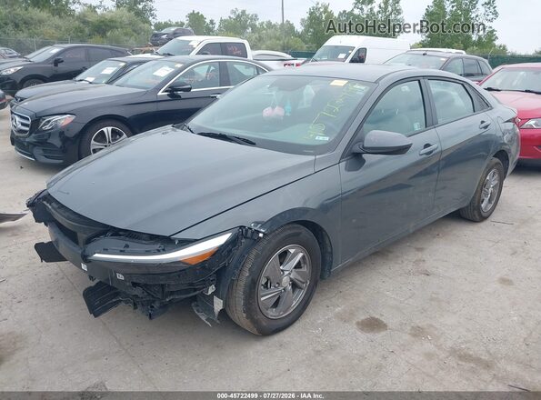 KMHLL4DG8SU977316 2025 HYUNDAI ELANTRA Gray წინა მარცხენა ხედი სამი მეოთხედიდან