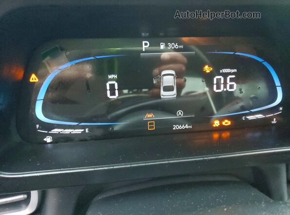 KMHLL4DG8SU980622 2025 HYUNDAI ELANTRA Red Вид щитка приладів