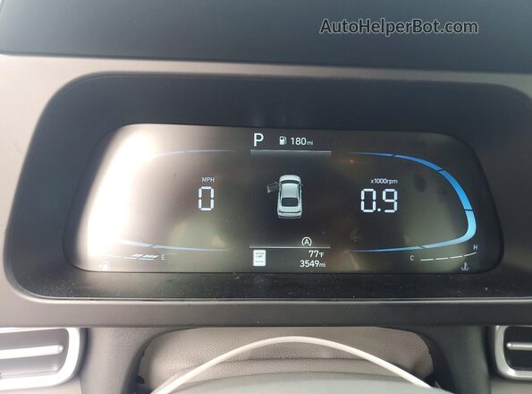 KMHLL4DG8TU103162 2026 HYUNDAI ELANTRA Blue Вид щитка приладів