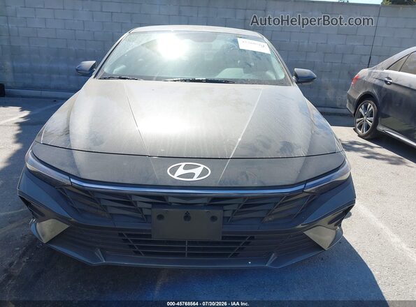 KMHLL4DG9RU740165 2024 HYUNDAI ELANTRA Gray Սարքավորումների վահանակի տեսք