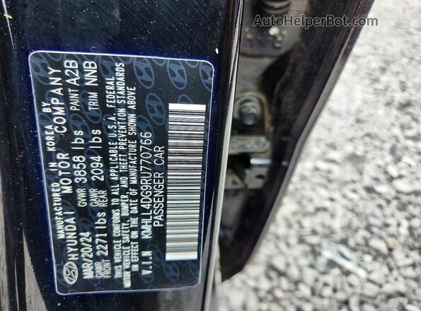 KMHLL4DG9RU770766 2024 HYUNDAI ELANTRA Черный Вид подкапотного пространства