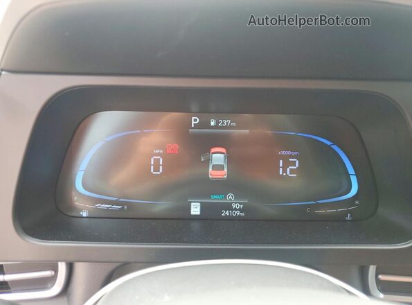 KMHLL4DG9RU835812 2024 HYUNDAI ELANTRA Gray ხელსაწყოთა პანელის ხედი