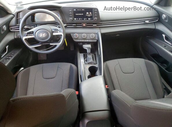 KMHLL4DG9SU952683 2025 HYUNDAI ELANTRA Gray წინა პანელის ხედი