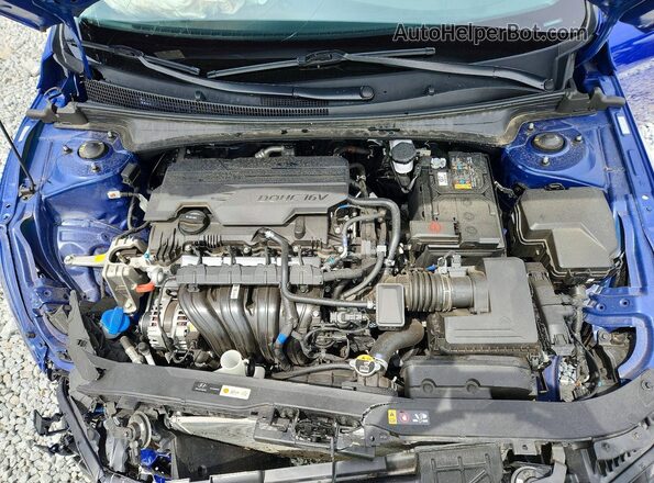 KMHLL4DGXRU774809 2024 HYUNDAI ELANTRA Blue უკანა სალონის ხედი