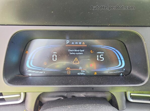 KMHLL4DGXRU774809 2024 HYUNDAI ELANTRA Blue ხელსაწყოთა პანელის ხედი