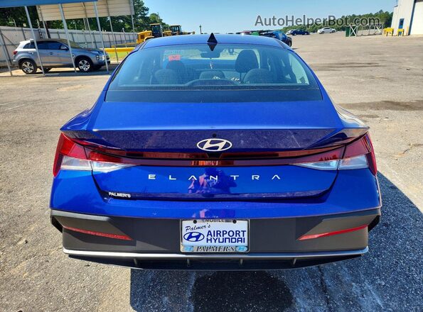 KMHLL4DGXSU003479 2025 HYUNDAI ELANTRA Blue უკანა ხედი
