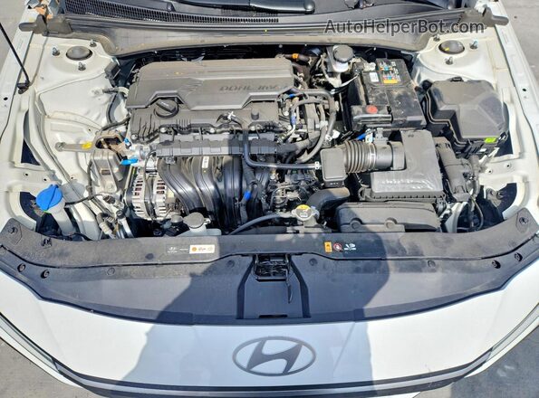 KMHLL4DGXSU089926 2025 HYUNDAI ELANTRA White Widok wnętrza z tyłu