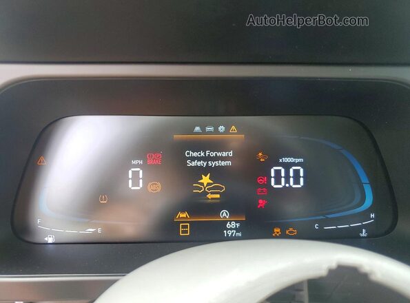 KMHLL4DGXTU190708 2026 HYUNDAI ELANTRA Черный Вид щитка приборов
