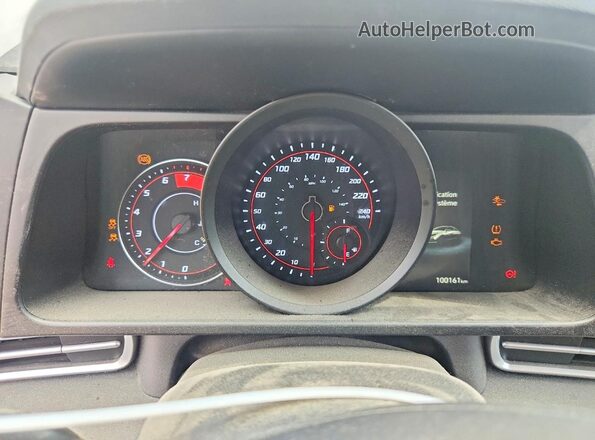 KMHLM4AG0PU583835 2023 HYUNDAI ELANTRA Gray Սարքավորումների վահանակի տեսք