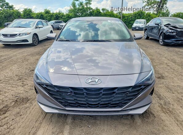 KMHLM4AG0PU583835 2023 HYUNDAI ELANTRA Gray Դիմացի տեսք
