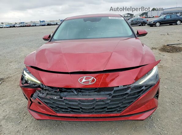 KMHLM4AG0PU632533 2023 HYUNDAI ELANTRA Burgundy Вид спереду