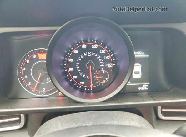 KMHLM4AG0PU632533 2023 HYUNDAI ELANTRA Burgundy Вид щитка приладів