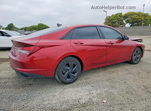 KMHLM4AG0PU632533 2023 HYUNDAI ELANTRA Burgundy Задня права чверть