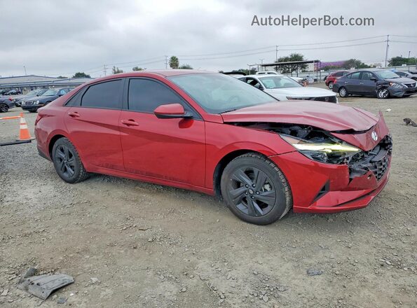 KMHLM4AG0PU632533 2023 HYUNDAI ELANTRA Burgundy Передня права чверть