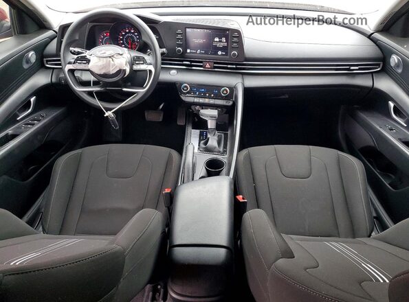 KMHLM4AG0PU632533 2023 HYUNDAI ELANTRA Burgundy Вид панелі приладів