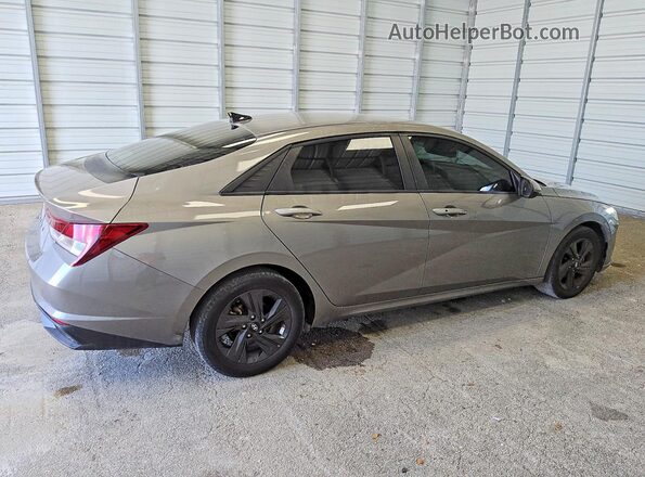 KMHLM4AG2MU069416 2021 HYUNDAI ELANTRA Gray Trasero derecho