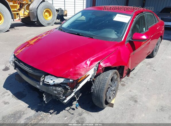 KMHLM4AG2MU177924 2021 HYUNDAI ELANTRA Red Vista frontal