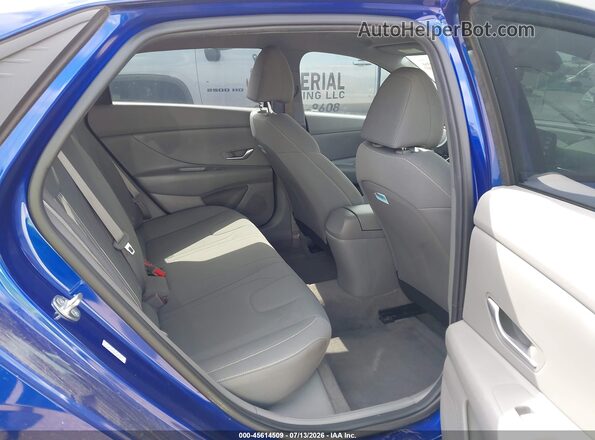 KMHLM4AG2NU225326 2022 HYUNDAI ELANTRA Blue Vista de la etiqueta del VIN