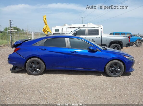 KMHLM4AG2NU225326 2022 HYUNDAI ELANTRA Blue Vista interior de 360 grados