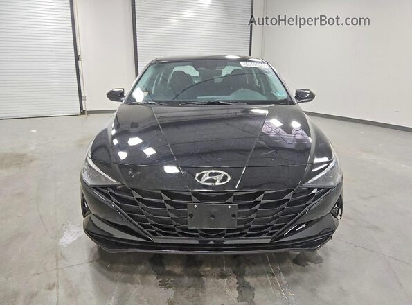 KMHLM4AG2PU523166 2023 HYUNDAI ELANTRA Black Դիմացի տեսք