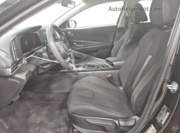 KMHLM4AG2PU523166 2023 HYUNDAI ELANTRA Black Սալոնի դիմացի տեսք