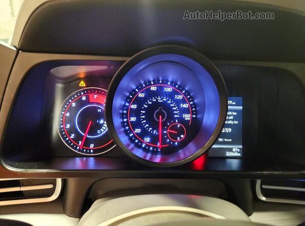 KMHLM4AG2PU586123 2023 HYUNDAI ELANTRA Black Instrument cluster view