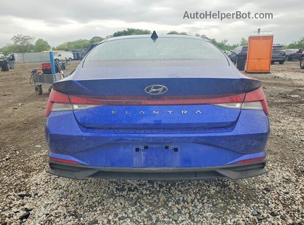 KMHLM4AG3PU454987 2023 HYUNDAI ELANTRA Blue Հետևի տեսք