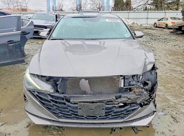 KMHLM4AG3PU548481 2023 HYUNDAI ELANTRA Gray Вид спереду
