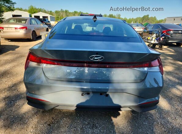 KMHLM4AG4MU186950 2021 HYUNDAI ELANTRA Gray Rear view
