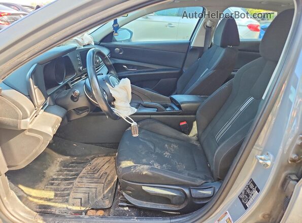 KMHLM4AG4MU186950 2021 HYUNDAI ELANTRA Gray Front interior view