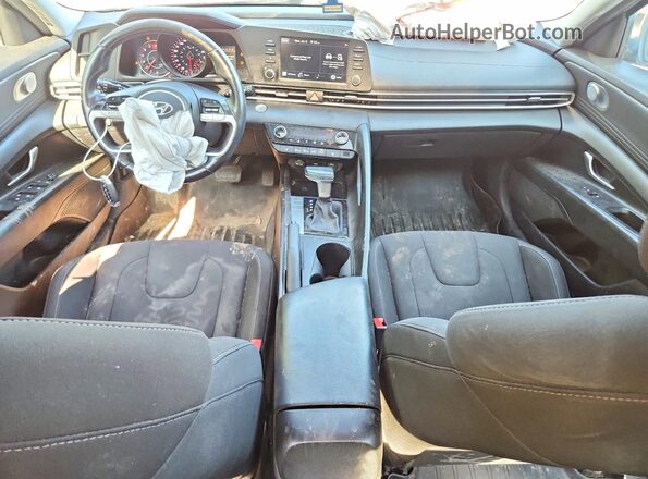 KMHLM4AG4MU186950 2021 HYUNDAI ELANTRA Gray Dashboard view