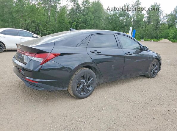 KMHLM4AG4NU308255 2022 HYUNDAI ELANTRA Black უკანა მარჯვენა