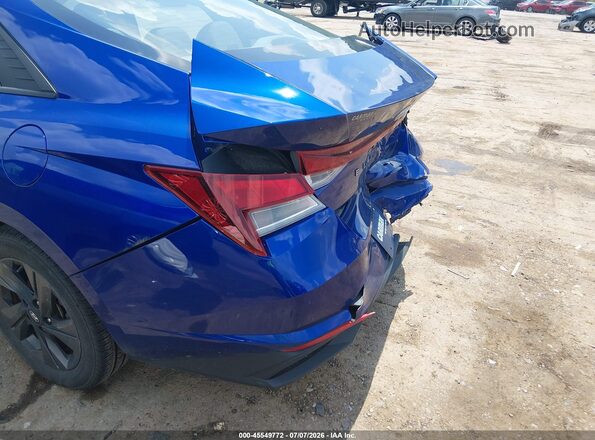 KMHLM4AG4PU435137 2023 HYUNDAI ELANTRA Blue 