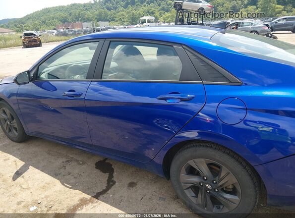 KMHLM4AG4PU435137 2023 HYUNDAI ELANTRA Blue Սալոնի 360 աստիճան տեսք