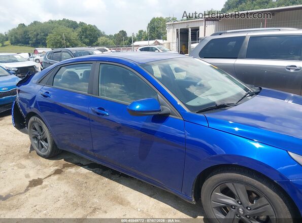 KMHLM4AG4PU435137 2023 HYUNDAI ELANTRA Blue Սալոնի հետևի տեսք