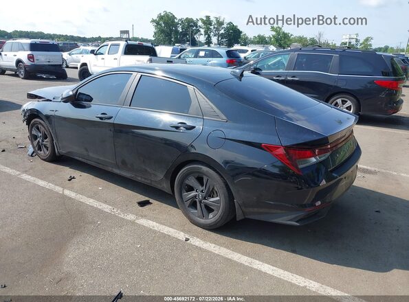 KMHLM4AG4PU523153 2023 HYUNDAI ELANTRA Черный Задняя левая четверть