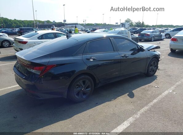 KMHLM4AG4PU523153 2023 HYUNDAI ELANTRA Черный Задняя правая четверть
