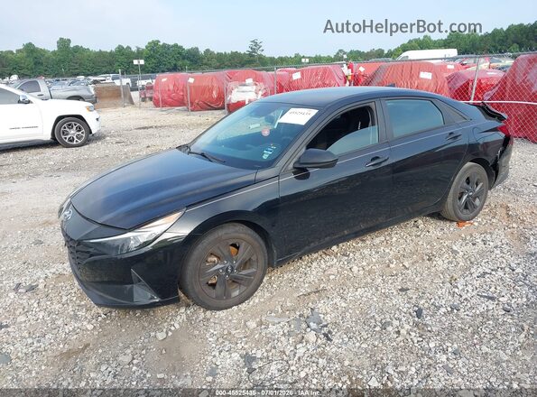KMHLM4AG5MU102358 2021 HYUNDAI ELANTRA Черный Передняя левая четверть
