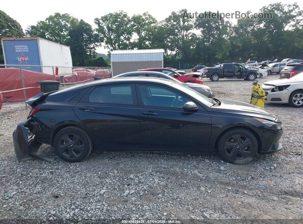 KMHLM4AG5MU102358 2021 HYUNDAI ELANTRA Черный Вид задней части салона