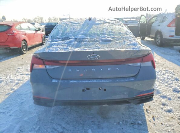 KMHLM4AG5MU123579 2021 HYUNDAI ELANTRA Серый Вид сзади