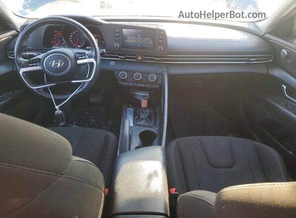 KMHLM4AG5MU123579 2021 HYUNDAI ELANTRA Серый Вид панели приборов
