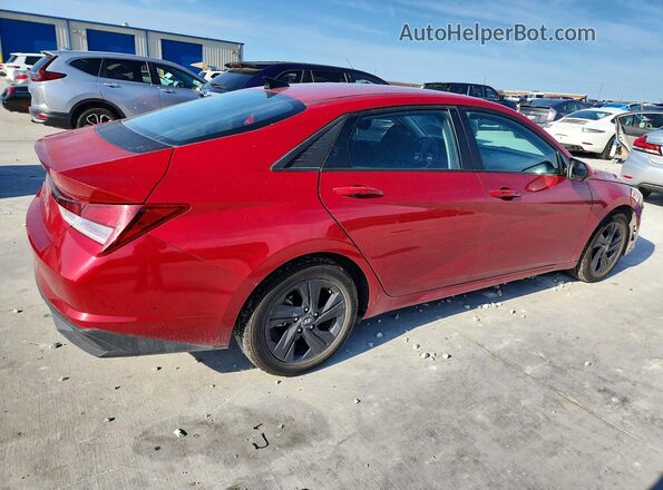 KMHLM4AG5MU194913 2021 HYUNDAI ELANTRA Red უკანა მარჯვენა