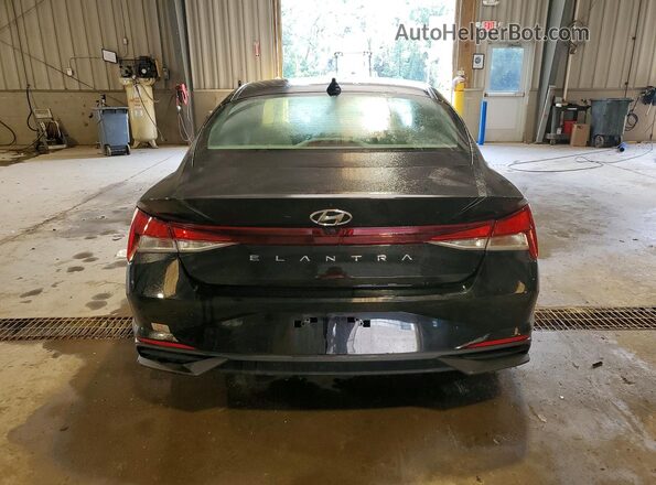 KMHLM4AG5NU345296 2022 HYUNDAI ELANTRA Black Вид ззаду
