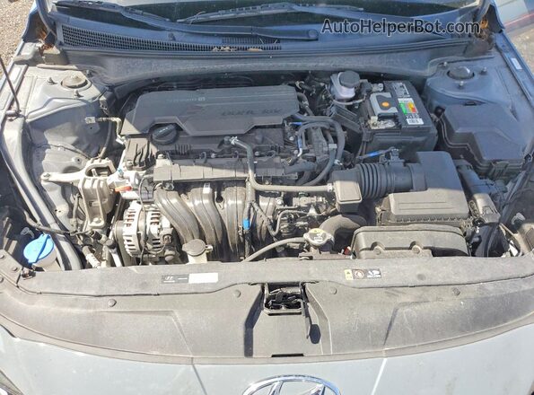 KMHLM4AG5PU386238 2023 HYUNDAI ELANTRA Gray Widok wnętrza z tyłu