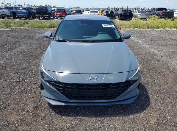 KMHLM4AG5PU386238 2023 HYUNDAI ELANTRA Gray Widok z przodu